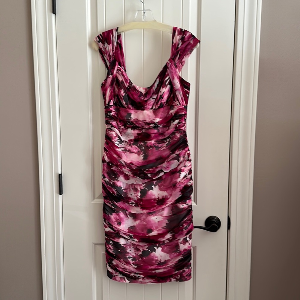 Carmen Marc Valvo Silk Dress